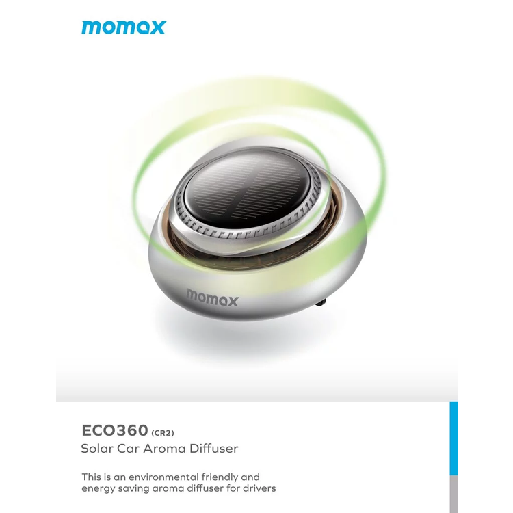 Momax Eco 360 Solar Car Aroma Diffuser