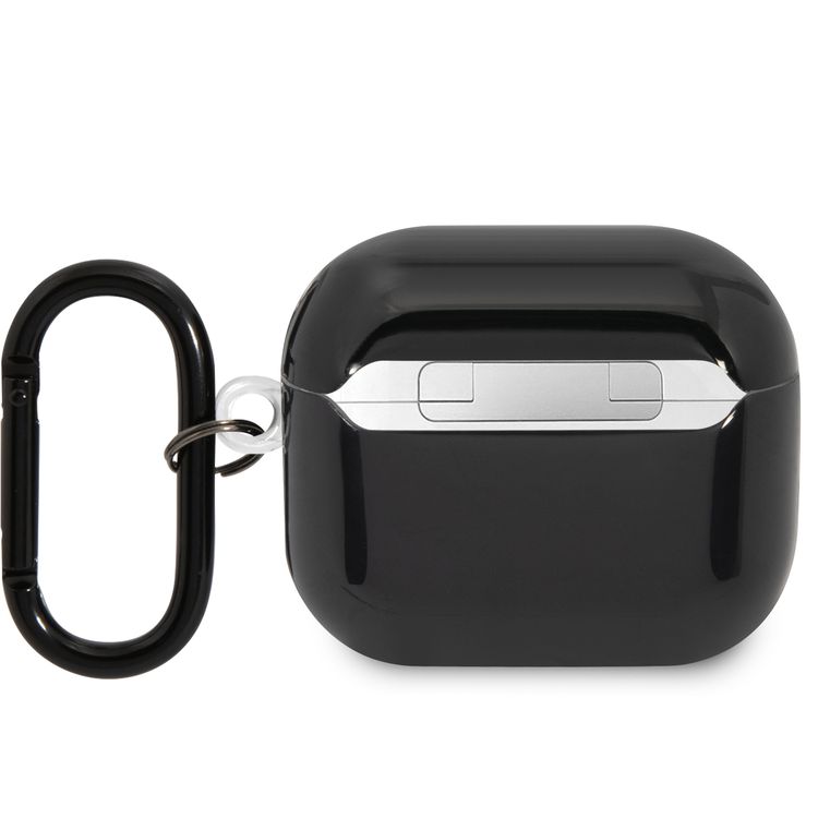 BMW M Collection Airpods Cases TPU Colored Multiple Lines And Logo Printed Glossy Compatible with Airpods 3 - Black