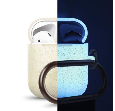 Apple AirPods 1 & 2 Elago Hang Case - Nightglow Blue