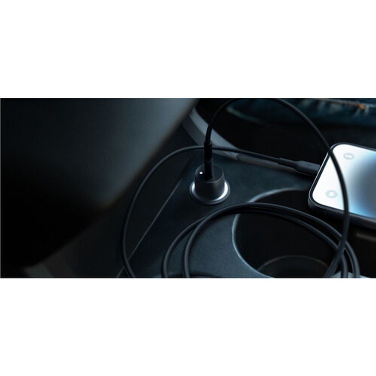شاحن سيارة بلكين USB-C بقدرة 30 وات PPS - أسود