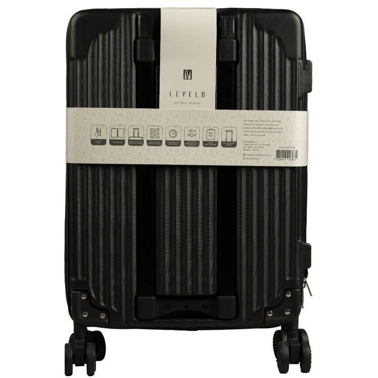 حقيبة سفر ليفيلو سكاي لاين 20 بوصة قابلة للطي - أسود