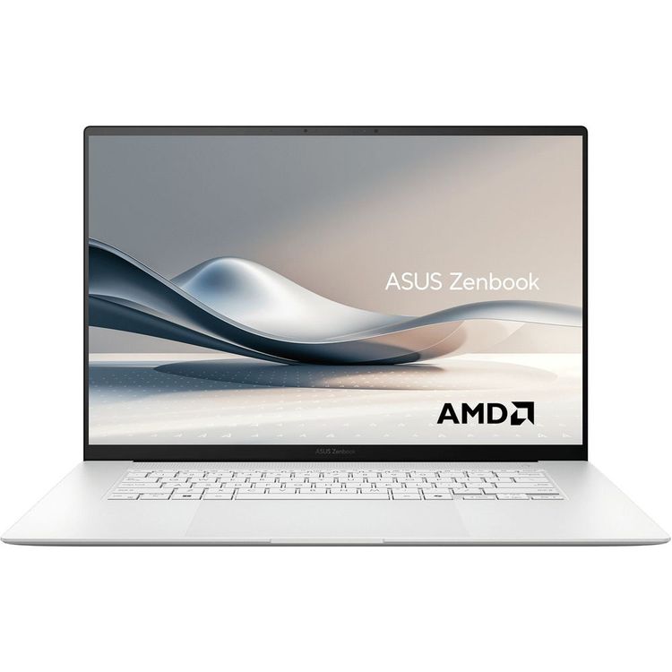 لاب توب ASUS Zenbook S 16 OLED - UM5606WA-RK233W - AMD Ryzen AI 9 HX 370، ذاكرة وصول عشوائي سعتها 32 جيجابايت، قرص SSD سعة 2 تيرابايت، AMD Radeon 890M، شاشة OLED بدقة 3K (2880x1800) بمعدل تحديث 120 هرتز، نظام التشغيل Windows 11 Home - أبيض اسكندنافي