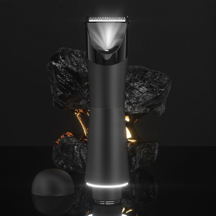 Green Lion 2 in 1 Groin Body Cordless Beard Trimmer and Shaver - Black