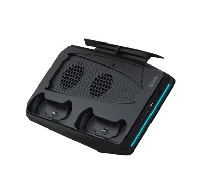 Porodo Gaming Multi-Function PS5 Cooling and Charging Hub - Black