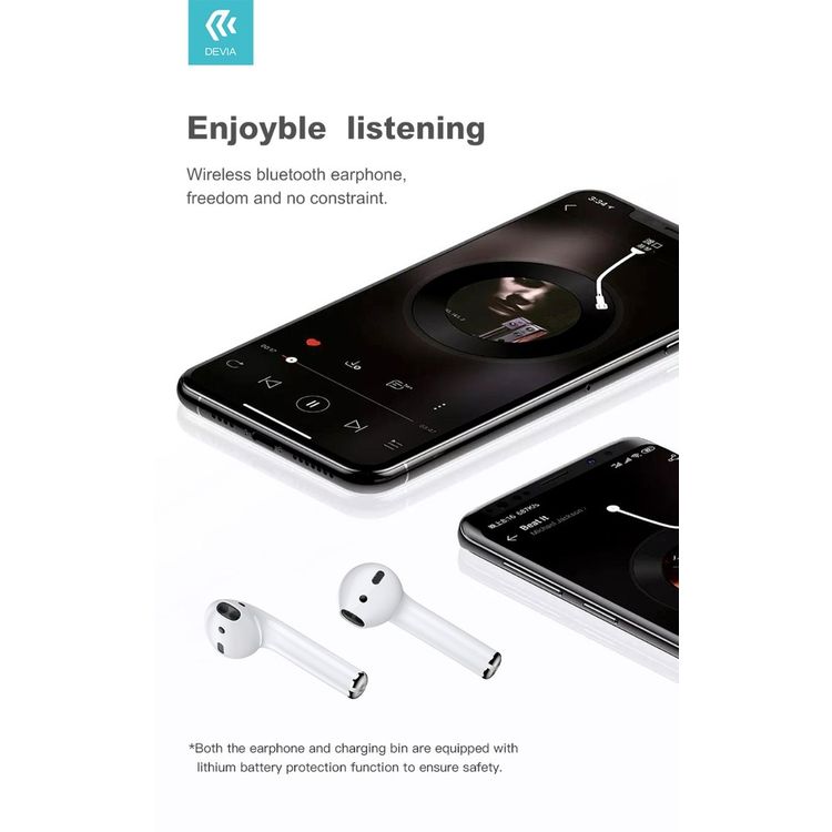 Devia Kintone TWS wireless earphone (SE) - White