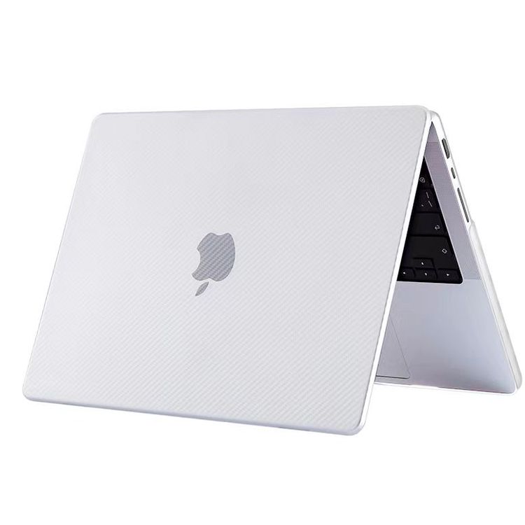 Green Carbon Fiber Grain Ultra-Slim HardShell Case    - Clear