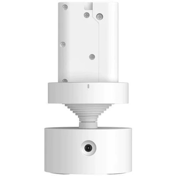 حلقة توصيل الكاميرا الداخلية/الخارجية + حامل قابل للإمالة للكاميرا اللاصقة | أبيض