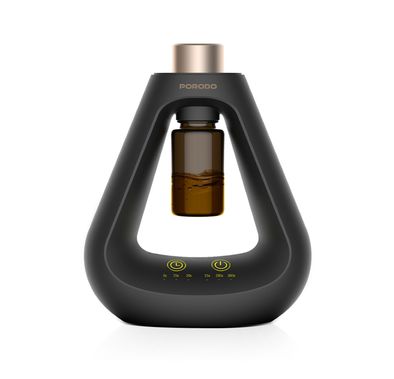 Porodo Lifestyle Aroma Sphere Waterless Diffuser, 10-50 m2 Coverage, 1200mAh Battery,  Up to 7 Days Working Time, Cold Diffusion, 3 Mist Modes - Black