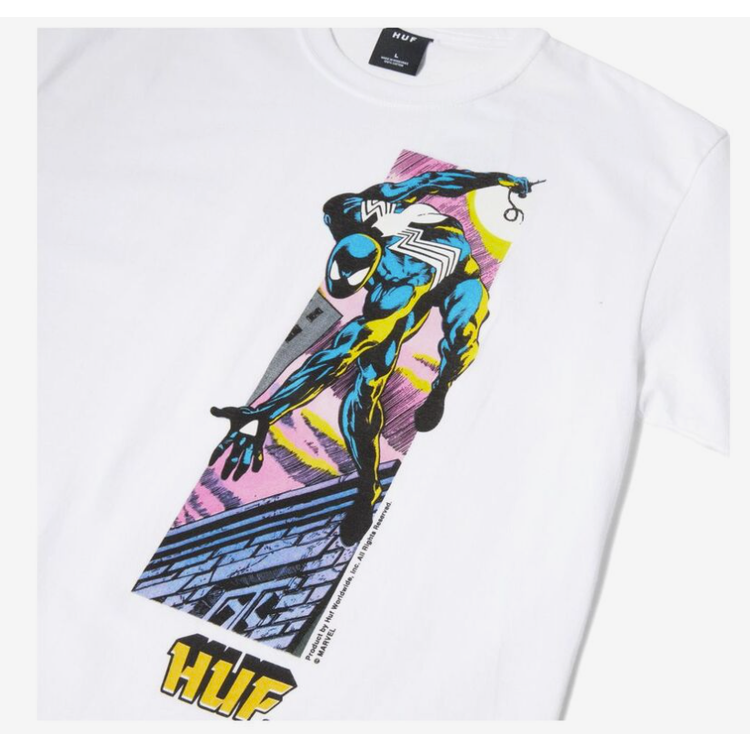 HUF Marvel Spider-Man Web Of Men's Short-Sleeved T-Shirt - White - S