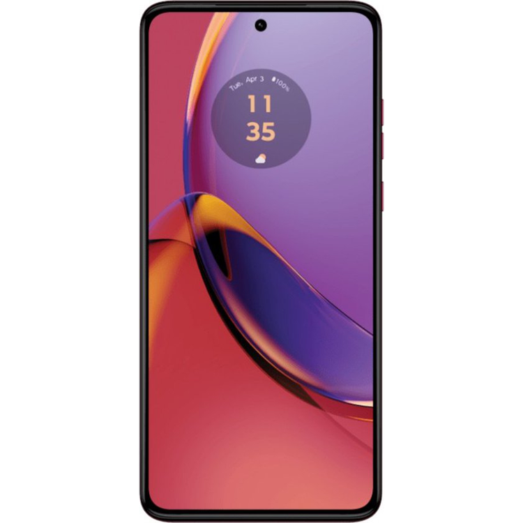 موتورولا موبيليتي موتو G84 إصدار 5G TRA، شاشة 6.5 بوصة FHD+، كاميرا مزدوجة 50 ميجابكسل، ذاكرة الوصول العشوائي 12 تخزين 256 جيجابايت - وردي مغناطيسي