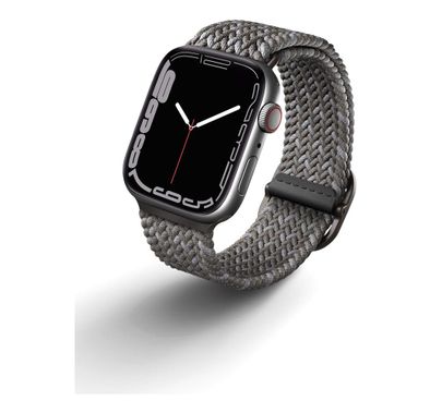 Uniq Braided Aspen Designer Edition Apple Watch Strap - Pebble Gray