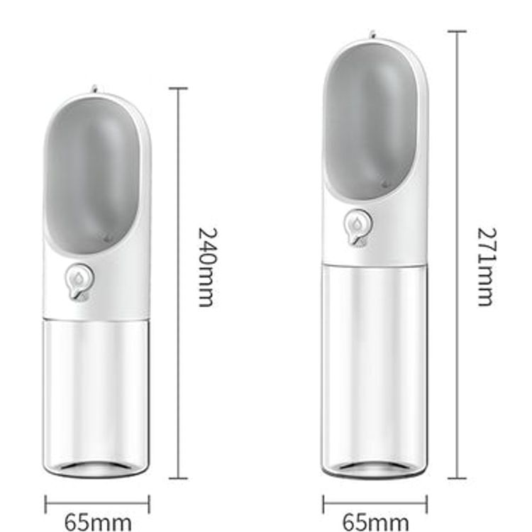  بيت كيت كوب زجاجة ماء قابل للحمل 400 مللي - شفاف