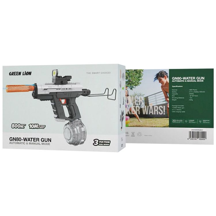 جهاز مياه Green Lion GN80 نظام إطلاق فردي تلقائي ويدوي، مانع تسرب، مصنوع من مادة البلاستيك ABS