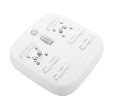 Kica Foot Massager with Intelligent Protection, Eight Magic Magnets, 6 Massage Rollers, Dual Percussion Massage Modes, 18 Hours Battery Life, PD Quick Charge, Cordless and Portable - White