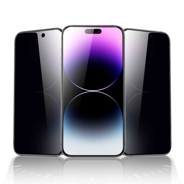 Green Lion 9H Steve Privacy Screen Protector for iPhone 15 Pro Max, Anti-Peeping for Side View Blocking, Anti-Fingerprint & Anti-Scratch, Grease Resistance, Bubble-Free Installation - Black