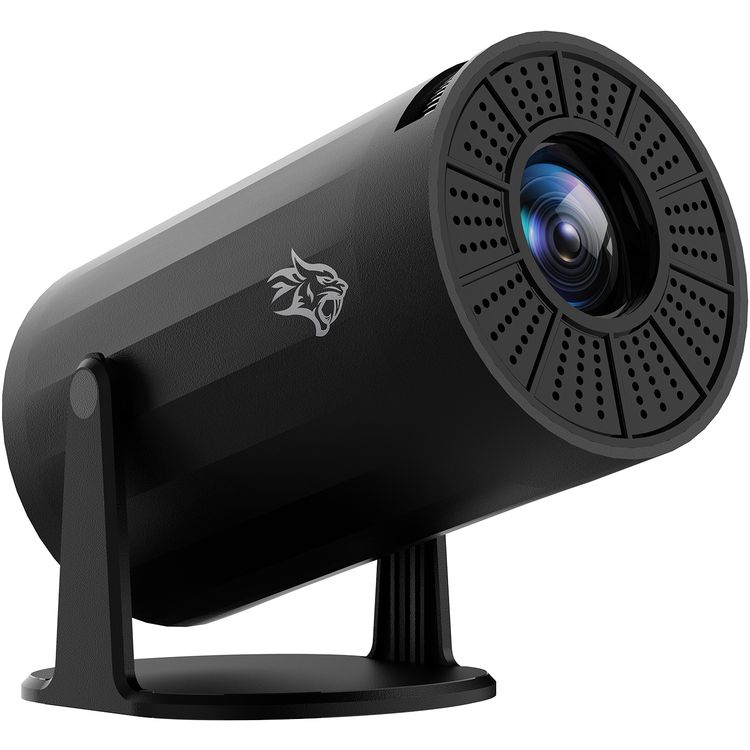 Porodo Gaming 4K Projector with Auto Keystone and Gamepad Controller, Android 11.0 Operating System, Wi-Fi 2.4/5 GHz and BT 5.0 Connectivity, English + 23 Languages - Black