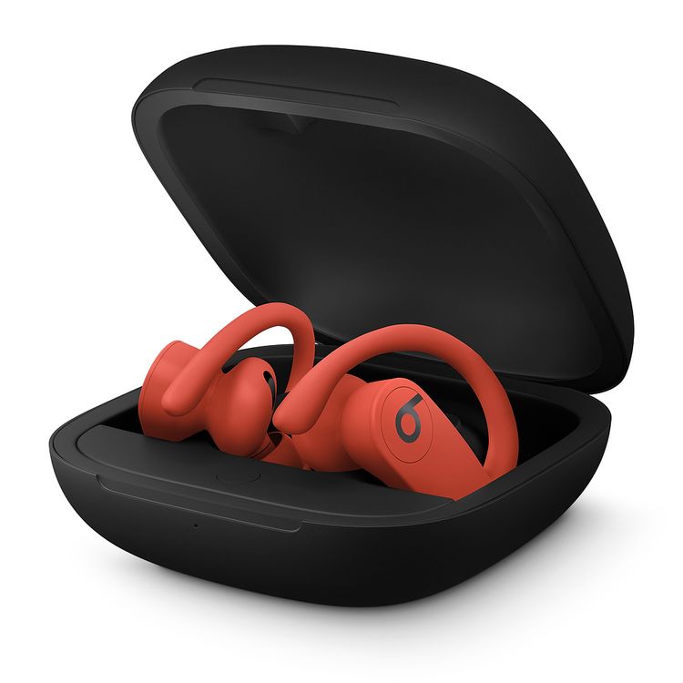 Beats Powerbeats Pro MXYA2-RD Wireless In-ear Headphones Adjustable, secure-fit Ear hooks, Auto play/pause, Lightweight - Lava Red