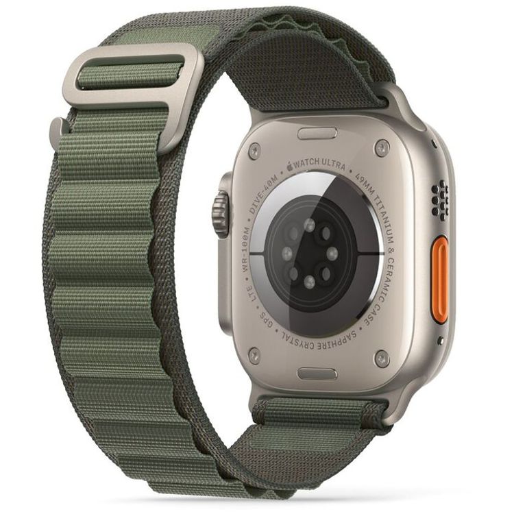 HYPHEN Watch Strap Nylon Loop for Apple Ultra (Medium) - Green