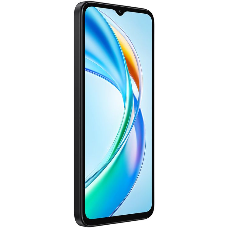 هاتف هواوي هونور X5b إصدار TRA، 6.56 بوصة، 4 جيجابايت رام، 64 جيجابايت تخزين، 13 ميجابكسل، ثنائي الشريحة، أندرويد 14، GSM، HSPA، LTE - أسود داكن