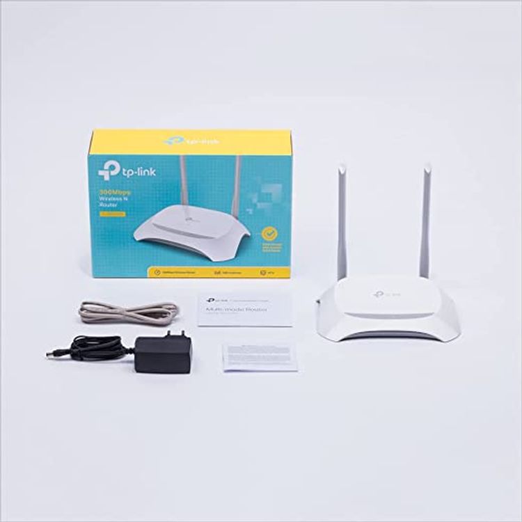 TP-Link Roll over image to zoom in 300Mbps Wireless N Router - White