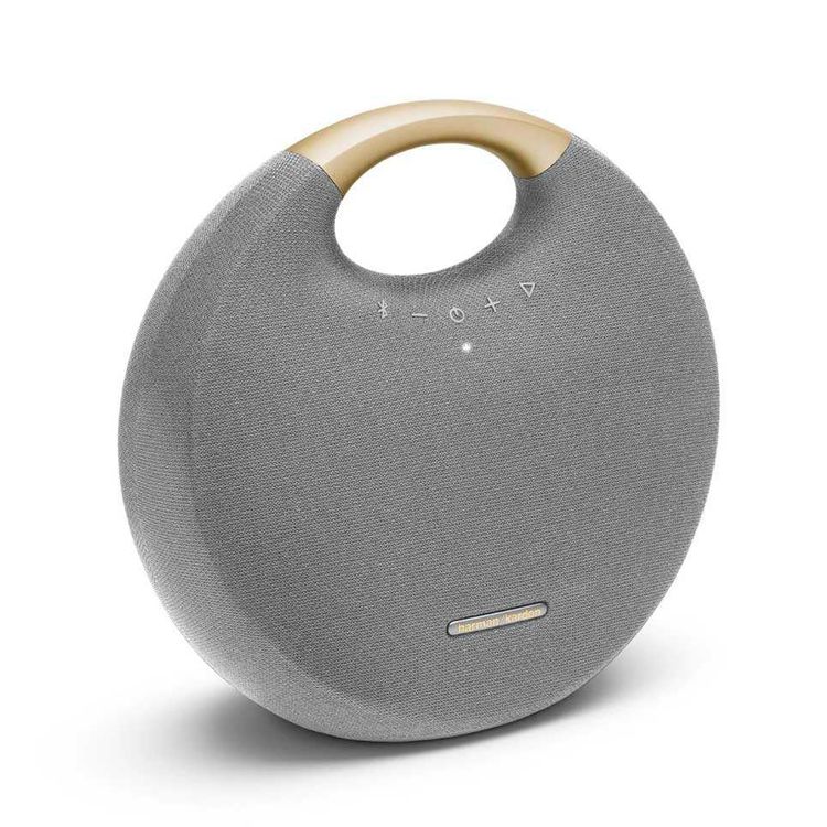  هارمان كاردون اونيكس ستوديو 6 مكبر صوت بلوتوث لاسلكي محمول بمقبض ألومنيوم ، 8 ساعات وقت تشغيل ، IPX7 مقاوم للماء ، صوت لاسلكي مزدوج - رمادي