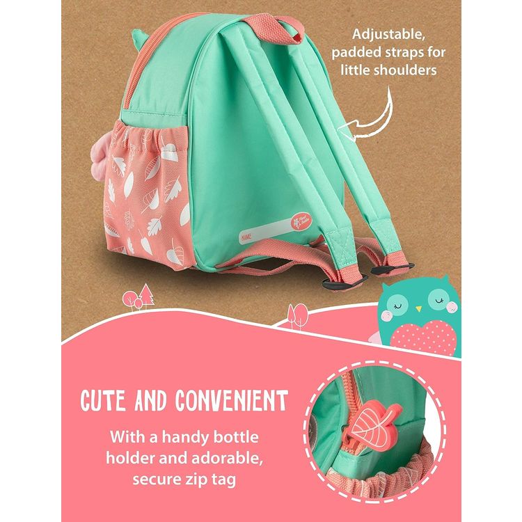 PLANET BUDDIES LUNCH BACKPACK - GREEN/PINK