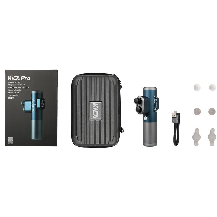 Kica Pro Massage with Dual Head Massage, Screen Touch, Multiple Modes, Noise Reduction - Blue