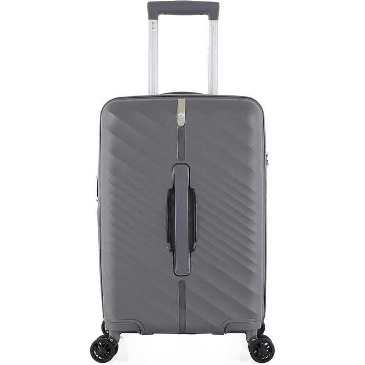 H.T Luggage Bag, Hard Case Polypropylene (PP) Material - Small/Gray