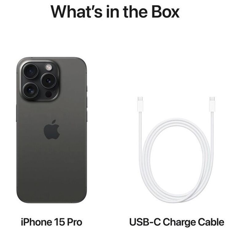Apple iPhone 15 Pro - 512GB - Black Titanium