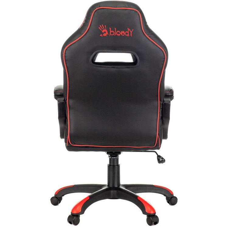 كرسي ألعاب من بلوودي من الجلد الاصطناعي مع ارتفاع قابل للتعديل ووظيفة التأرجح ومساند للذراعين ناعمة وتحسين وضعك مع كرسي تشريحي مريح وكرسي مكتب كمبيوتر بعجلات مزدوجة مناسب للمكتب والمنزل