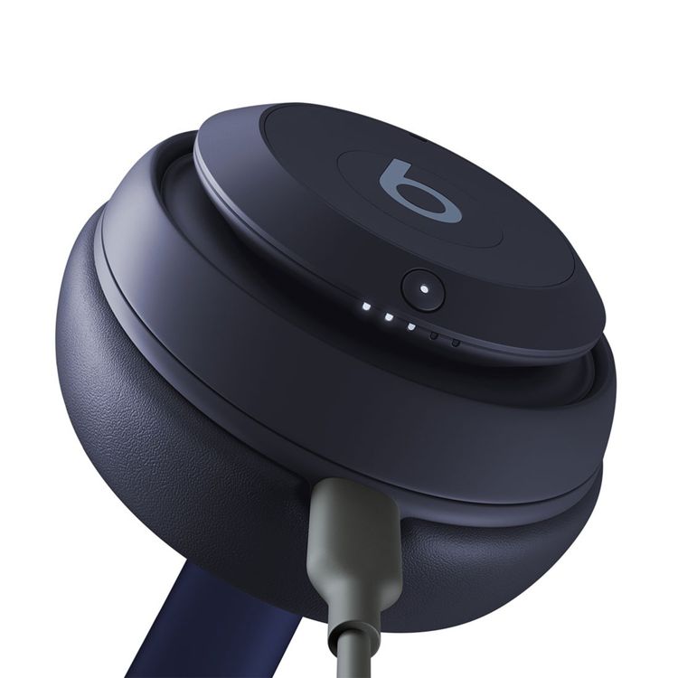 Beats Studio Pro Wireless/Wired Headphones with Iconic Sound, Portable & Lightweight Design, Head Tracking, Carrying Case - Navy