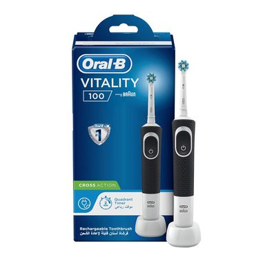 Oral-B Vitality 100 Electric Rechargeable Toothbrush - Black