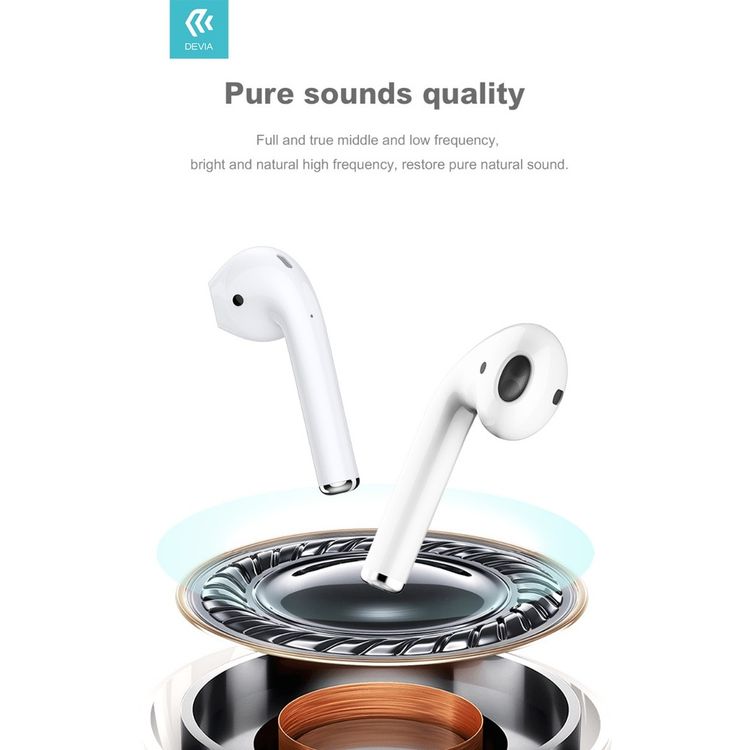 Devia Kintone TWS wireless earphone (SE) - White