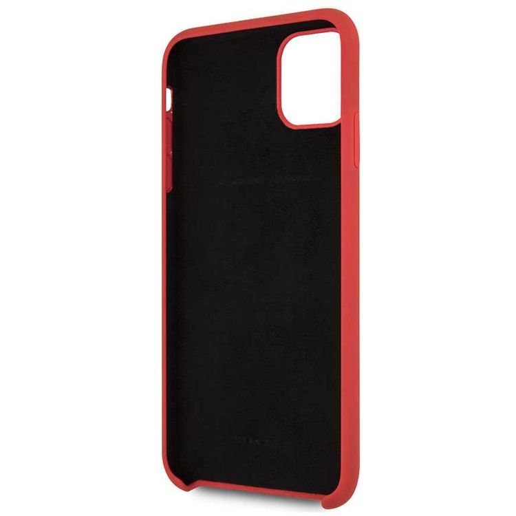 CG MOBILE Silicone Phone Case On Track & Stripes Compatible for iPhone 11 Pro Max (6.5") Drop Protection Mobile Case Officially Licensed - Red