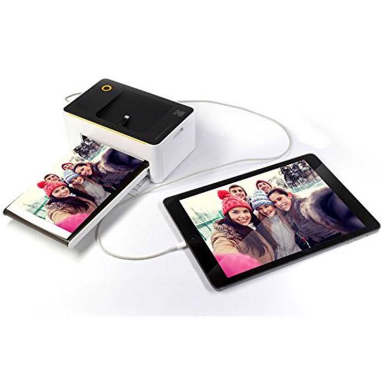 Kodak PD450W Photo Printer Dock with Lightning and Type-C Adapter