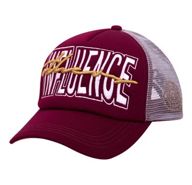 قبعة B180 Influence للجنسين من Trucker - كستنائي/أبيض