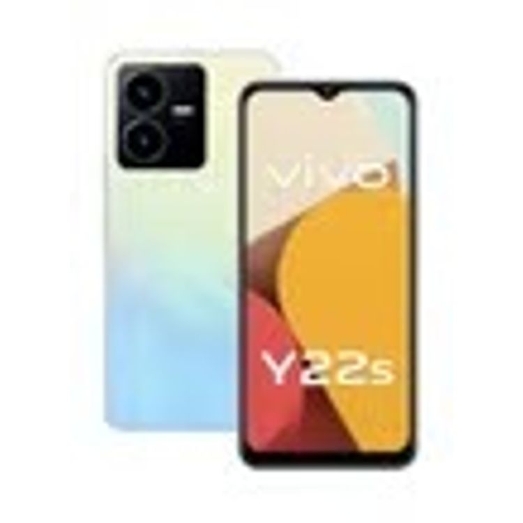 Vivo Y22s Dual SIM Summer Cyan 6GB RAM 128GB 4G LTE With Backpack - Blue