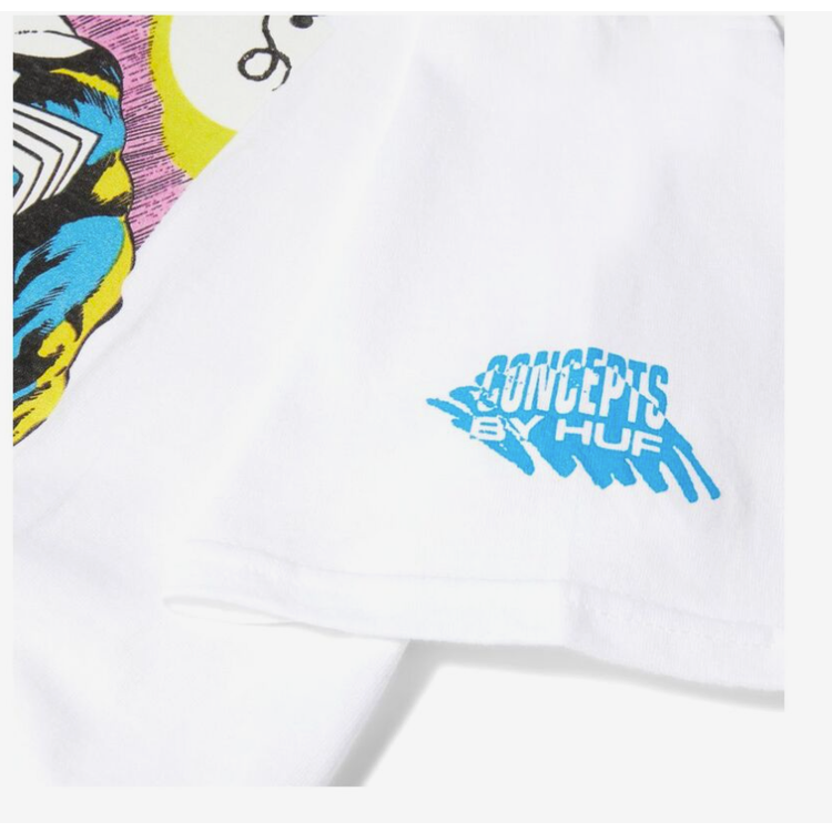 HUF Marvel Spider-Man Web Of Men's Short-Sleeved T-Shirt - White - S