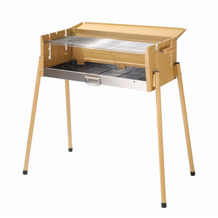 مشواة الفحم المحمولة / فرن الكربون لأسلوب حياة بورودو للتخييم - بيج