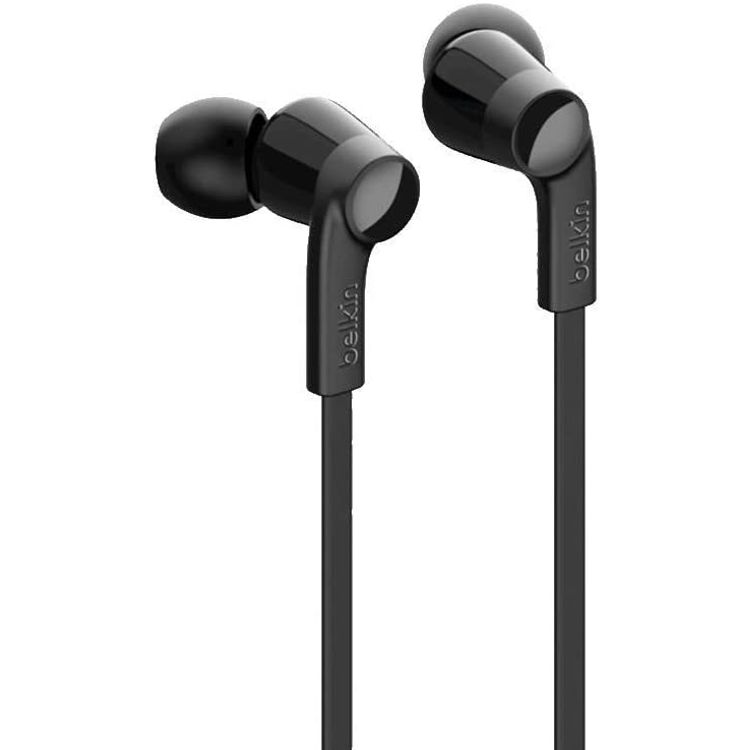 لايتنينج الى سماعات اذن من بيلكن G3H0001btBLK روك ستار سماعات اذن - أسود