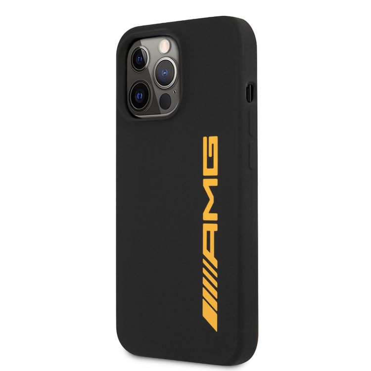 CG MOBILE AMG Liquid Silicone Case with Big Logo Compatible for iPhone 13 (6.1") Easy Access to All Ports, Shock-Absorption, Anti-Scratch, & Drop Protection