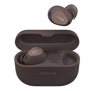 سماعات أذن Jabra Elite 10 اللاسلكية الحقيقية، ميكروفون مدمج، خاصية إلغاء الضوضاء، عمر بطارية طويل، بلوتوث متعدد النقاط، شحن لاسلكي، وضع السكون، Spotify Tap - Cocoa