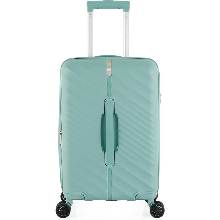 H.T Luggage Bag, Hard Case Polypropylene (PP) Material - Small/Green