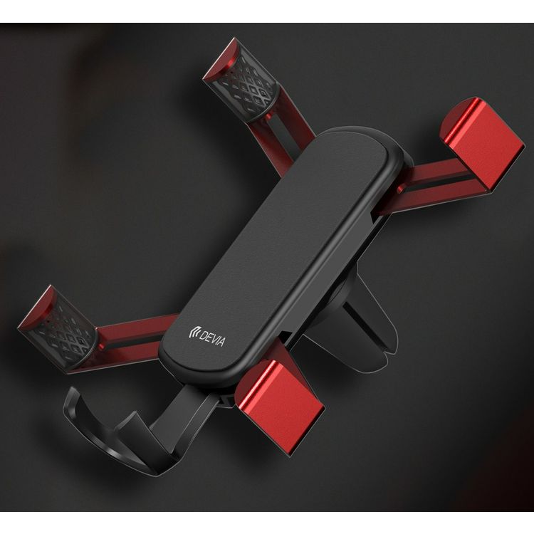 Devia Spider Gravity Car Air Vent Phone Holder - Black