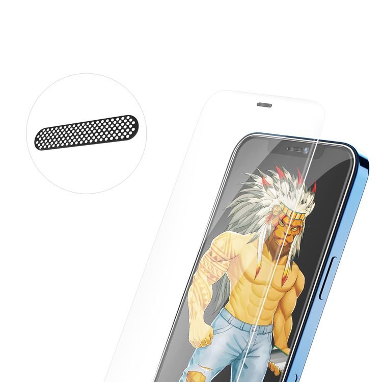 غرين واقي شاشة زجاجي ثلاثي الأبعاد متوافق مع ايفون 12 برو ماكس (6.7 بوصة) ، مضاد لبصمات الأصابع ، سهل التركيب ، مضاد للخدش ، حماية من الصدمات والصدمات ، زجاج مقوى مقاوم للماء والغبار