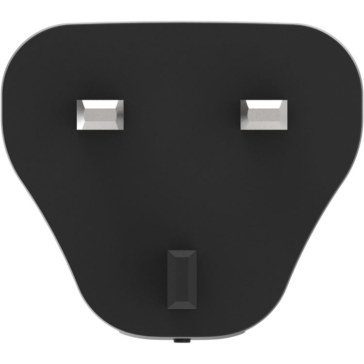  Porodo 10000mAh PPS Wall Charger Power Bank with Integrated Type-C & Lightning Cable, PD 20W, 22.5W USB-A Output, 10W Lightning, Simultaneous Charging - Black