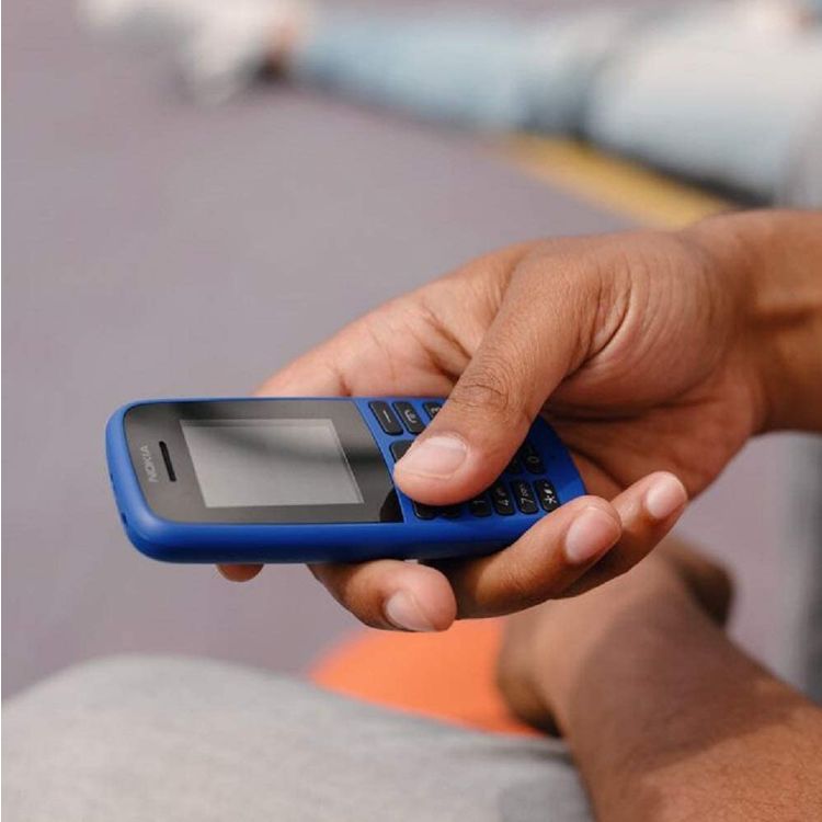 NOKIA 105 Dual SIM Blue 2G, Feature Phone, Dual SIM, 2MP Camera with LED flash - Blue