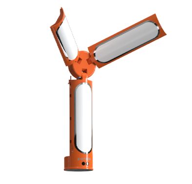 Porodo Camping Multi-Functional Folding LED Light 60W with Remote Controller - Orange