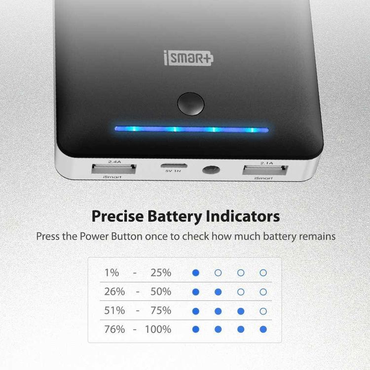 Power bank RAVPower RP-PB19-BK Power Bank 16750mAh - Black