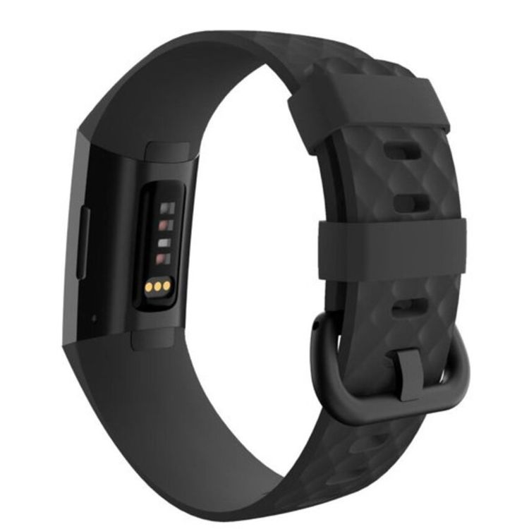 Fitbit Classic Band for Charge 3 or 4 - Black(Large)